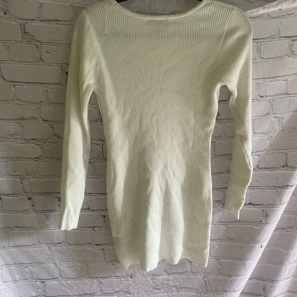 5/$20 Women’s‎ AGB Ribbed Long Sweater Zip Pocket Medium - Picture 5 of 7
